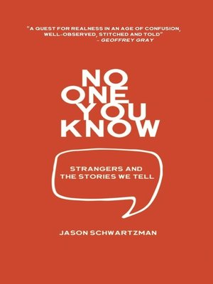 cover image of No One You Know